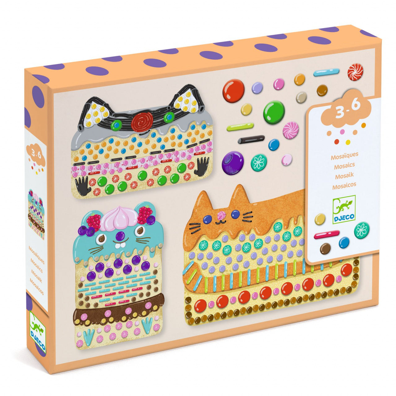 Joc creativ colaj Mozaic, Djeco - Imagine 1 [ps:7e4047fe-cc9c-4340-8d97-4f9e4525b38a]
