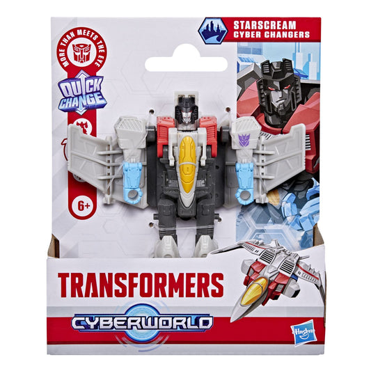 TRANSFORMERS CYBERWORLD ROBOT STARSCREAM CONVERTIBIL - Imagine 1