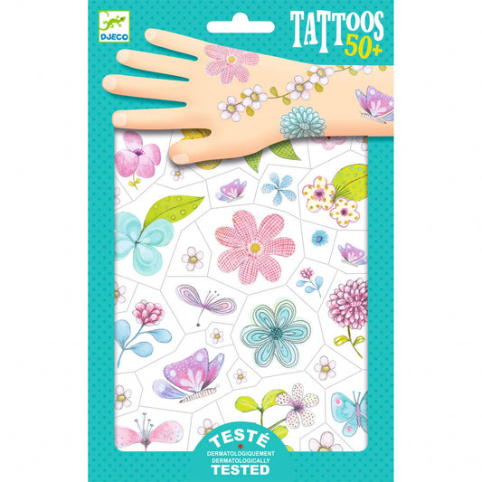 Tatuaje Flori de camp, Djeco - Imagine 1 [ps:fb1b4f44-36ae-4316-8e1f-610d407bdc4f]