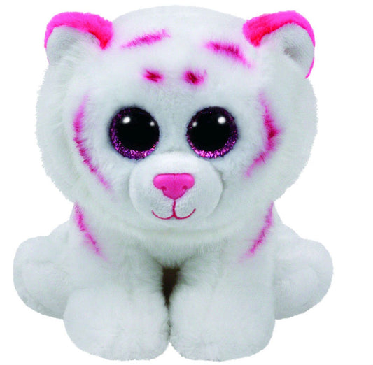 PLUS TY 24CM BEANIE BABIES TABOR TIGRU ALB ROZ - Imagine 1 [ps:f4bc90fa-d669-4f41-bb84-3a14cc78deb0]