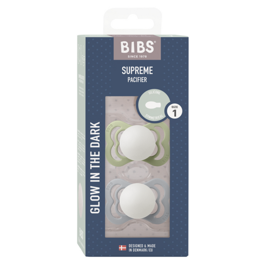 Set 2 Suzete BIBS Supreme Glow Silicon 0 luni - Sage/Cloud - Sage (1) [ps:a795be6d-dd33-42b0-b597-46f9b4071bb1]