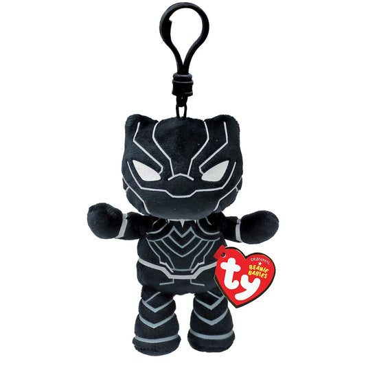 PLUS BRELOC TY 8.5CM BEANIE BABIES MARVEL BLACK PANTHER - Imagine 1 [ps:71d65d78-8016-437c-9b9a-2986c9a2baef]