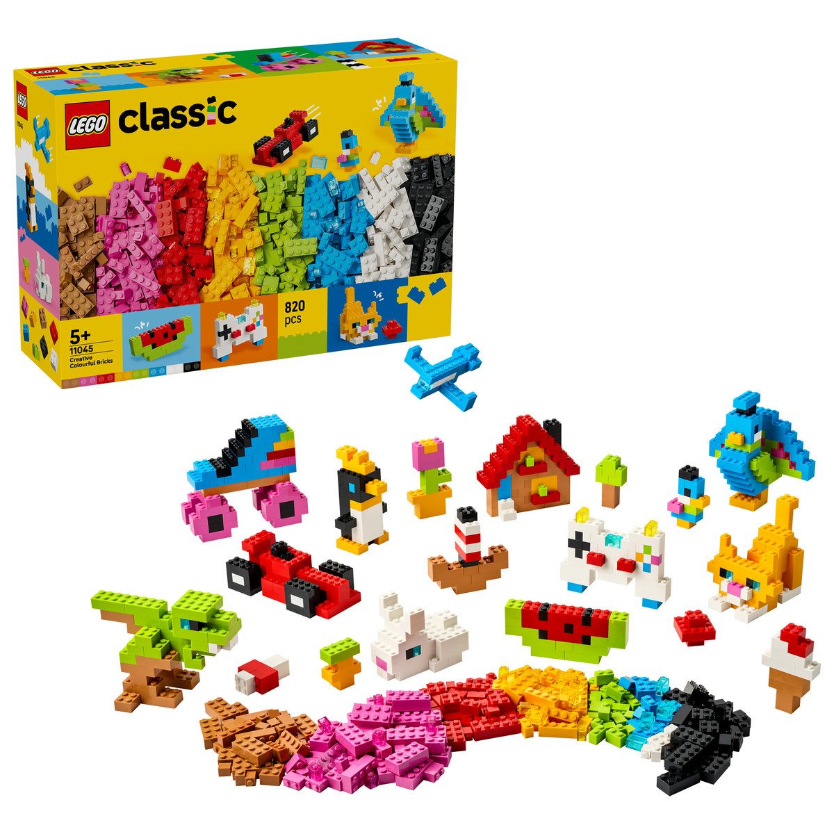 LEGO Classic Caramizi Creative in Culori 11045 | Infant - Default Title (1) [ps:0348325e-c6ba-4b2d-857f-a4d069d176b4]
