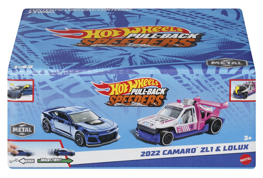 HOT WHEELS SET 2 MASINUTE METALICE PULL BACK CAMARO ZL1 - Imagine 1 [ps:65b883b0-3445-4aed-acd5-683e8cb3e100]
