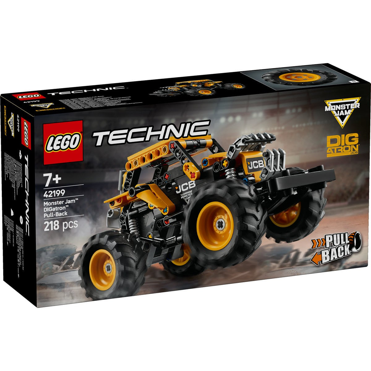 LEGO TECHNIC MONSTER JAM DIGATRON PULL-BACK 42199 - Imagine 1