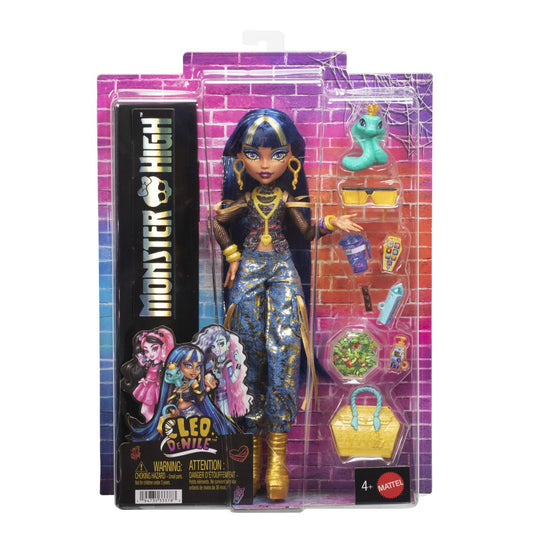 MONSTER HIGH PAPUSA CLEO DENILE CU ACCESORII Mattel - Imagine 1