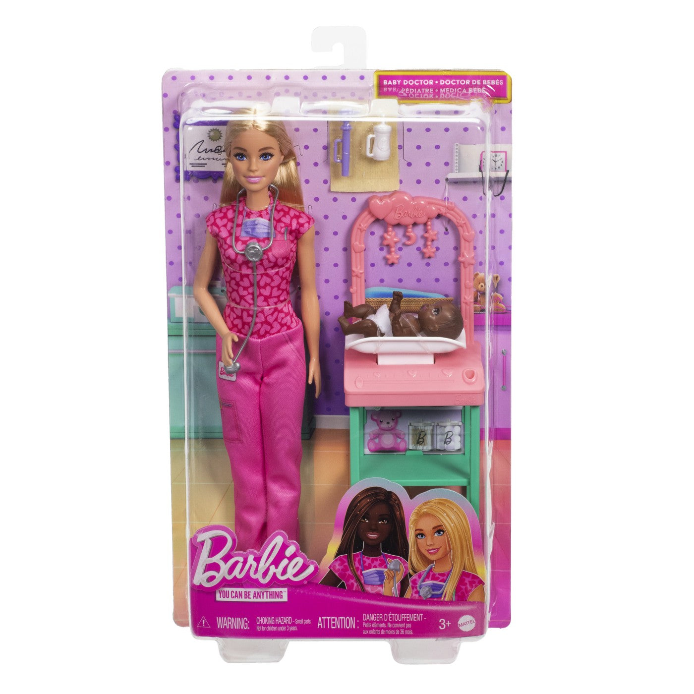 BARBIE CARIERE SET MOBILIER CU PAPUSA DOCTOR PEDIATRU - Imagine 1 [ps:09785272-9cb8-4601-8bd2-e23239cddb93]