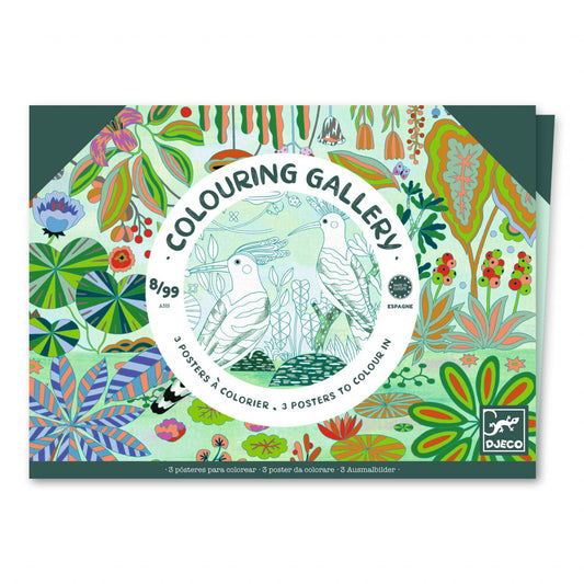 Mapa cu 3 postere de colorat In salbaticie, Djeco - Imagine 1 [ps:3dcbf056-ee0b-4c02-8214-54adae53094c]
