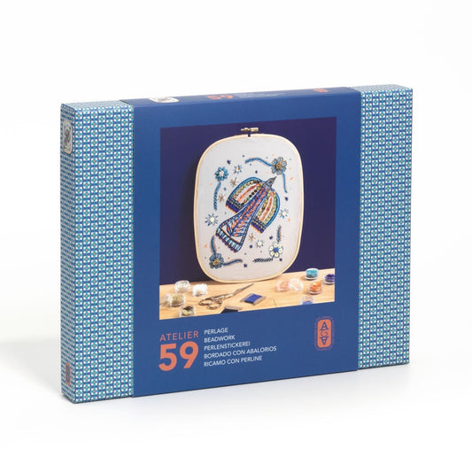 Atelier creativ 59 pentru adulti Broderie cu margele, Djeco - Imagine 1 [ps:334a0976-2bf5-4126-807f-8822fc6f11b3]