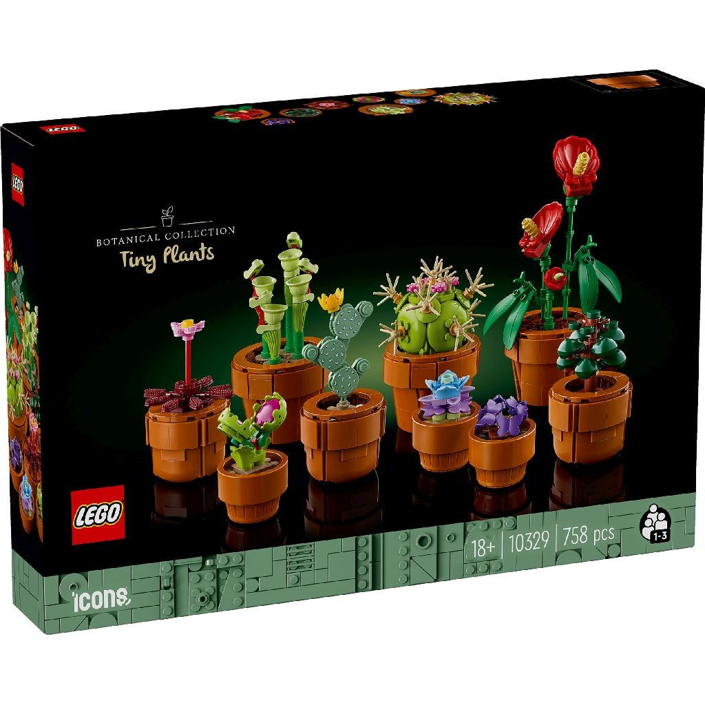 LEGO ICONS PLANTE DE MICI DIMENSIUNI 10329 - Imagine 1 [ps:cbd8157c-29d1-4253-a74b-cd2020a730b0]