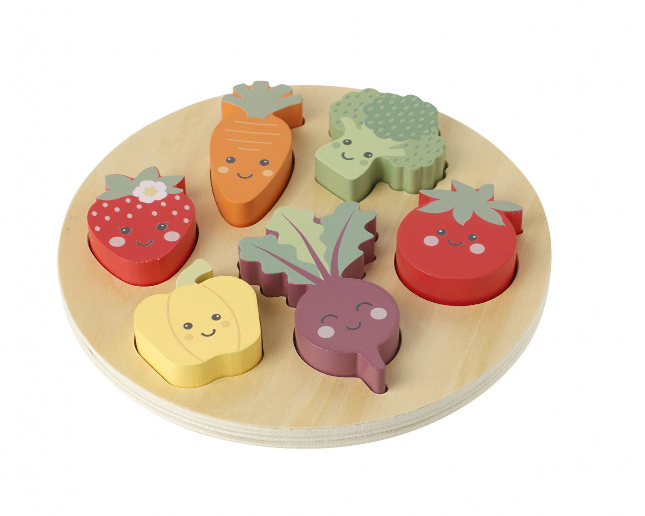 Puzzle legume si fructe, Orange Tree Toys - Imagine 1 [ps:4c105a2c-be0d-4cf2-a624-26a2e535af59]