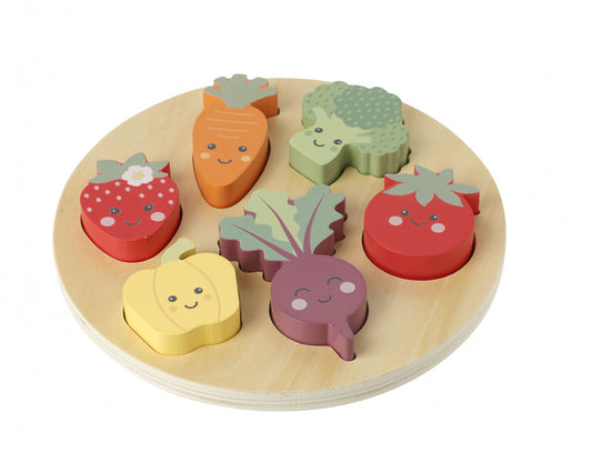 Puzzle legume si fructe, Orange Tree Toys - Imagine 1 [ps:4c105a2c-be0d-4cf2-a624-26a2e535af59]