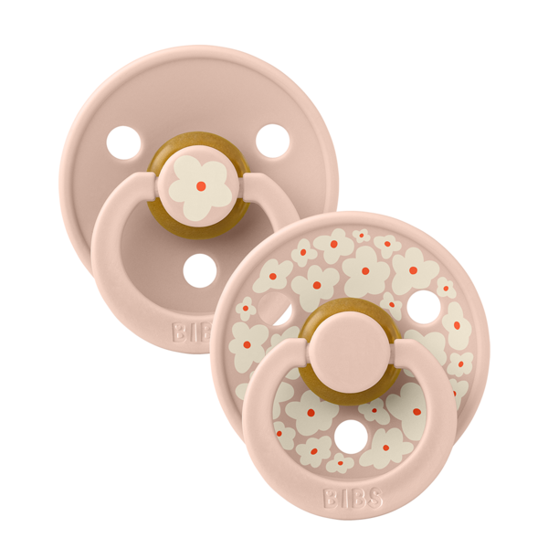 Set 2 Suzete BIBS Colour Studio Flower Latex, 0m+, Blush - Default Title (1) [ps:8eb88d42-cb67-4ff9-ab3c-b31de635d451]