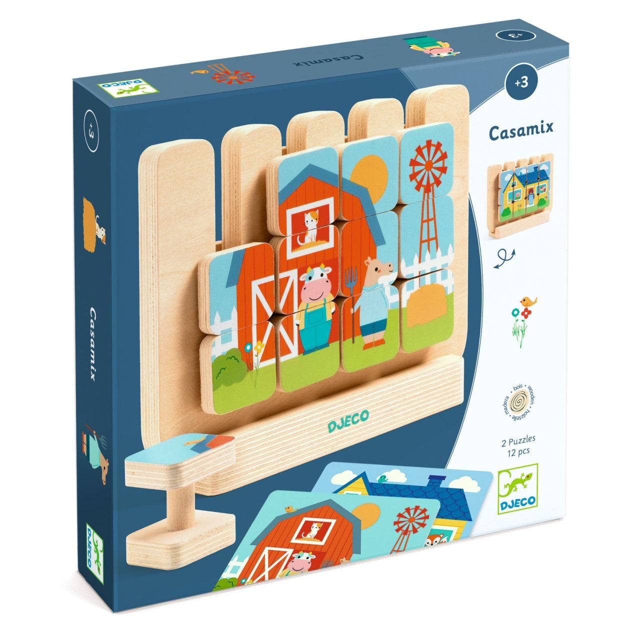 Joc de reconstruit imagini Casamix, Djeco - Imagine 1 [ps:59e94fd5-082b-4edc-b293-e273d0b0f5a4]