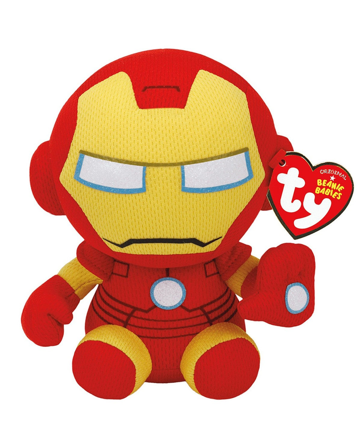 PLUS TY 15CM BEANIE BABIES MARVEL IRON MAN - Imagine 1 [ps:c749b7cb-3172-4aaa-848d-162b461fcb58]
