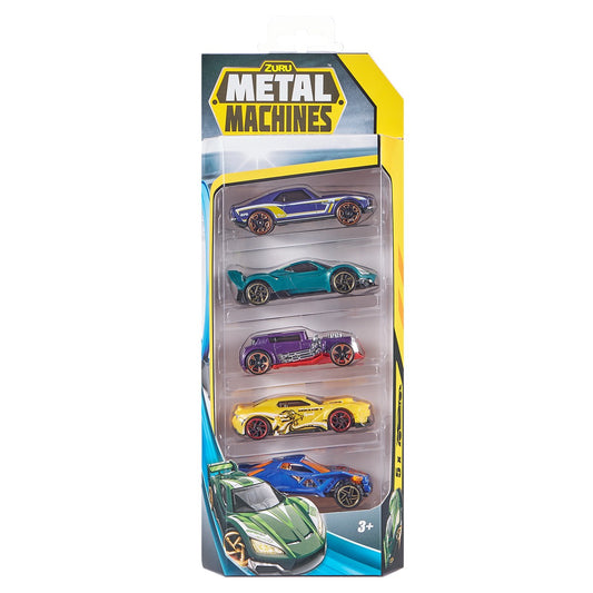 METAL MACHINES, vehicule, set 5 masinute de curse 1:64 - Imagine 1 [ps:1078d6f2-55fa-424c-8808-e352b740a78e]