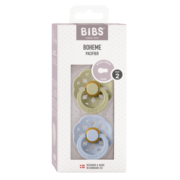 Set 2 Suzete BIBS Boheme Latex, 0 luni, Mauve/Violet Sky - Khaki/Dusty Blue (1) [ps:f9e12326-561e-44cd-b40a-f5d1731aca2e]