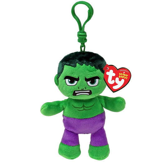 PLUS BRELOC TY 8.5CM BEANIE BABIES MARVEL HULK - Imagine 1 [ps:d61354bb-e290-456d-befa-57ccc6c4b27b]