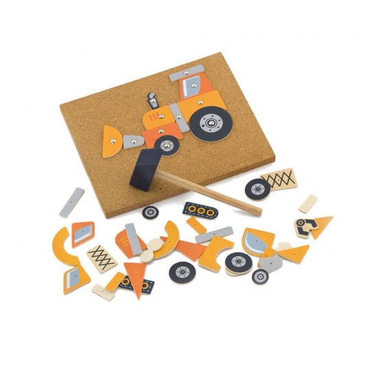 Set de mesterit - Vehicule de constructie, Viga - Imagine 1 [ps:68a6c356-7de2-45dd-a276-ae53d1aa6e22]