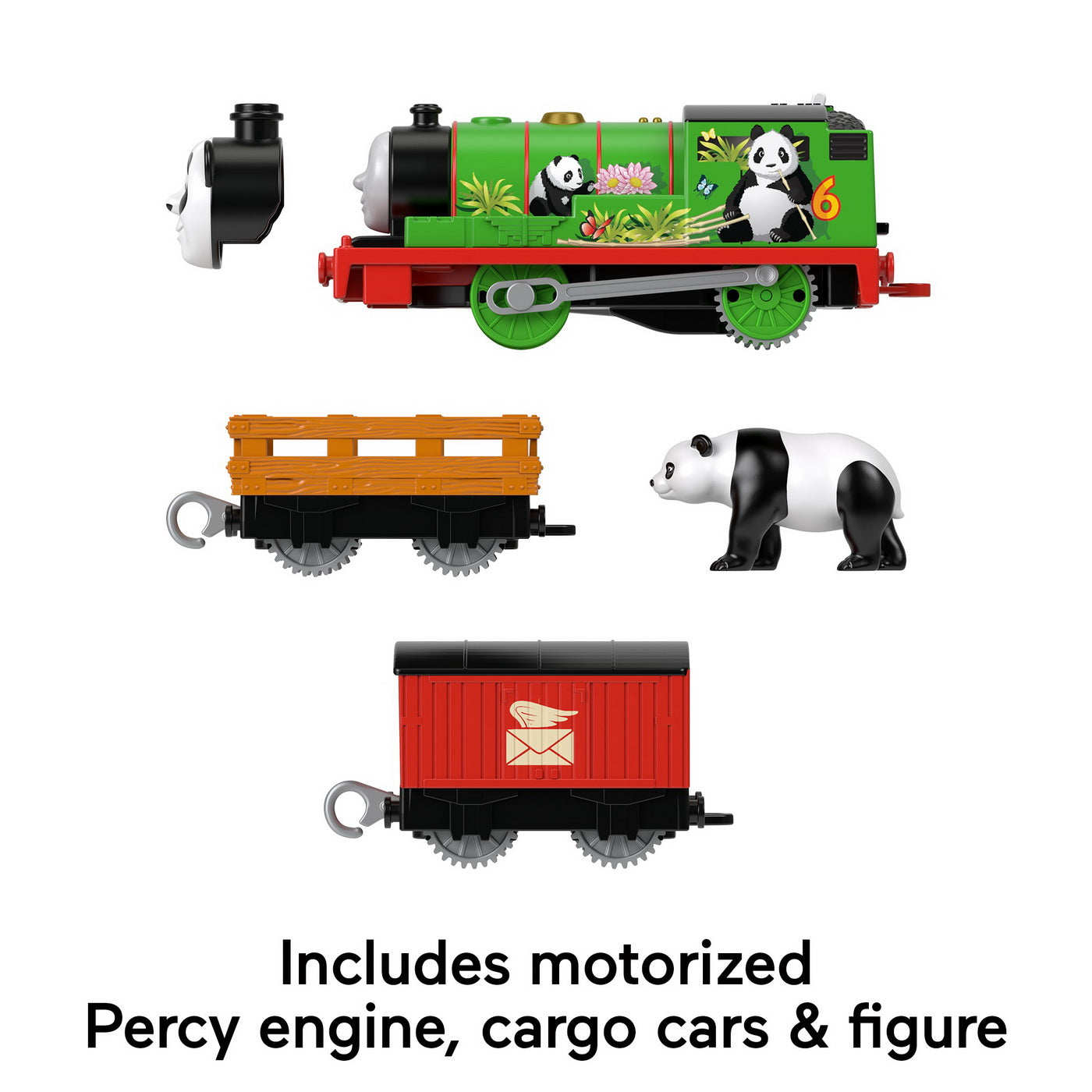 THOMAS LOCOMOTIVA MOTORIZATA SAFARI MONKEY THOMAS Mattel - Percy - Safari (1) [ps:60fdba1d-984b-4227-93fe-dd80a3a3ed12]