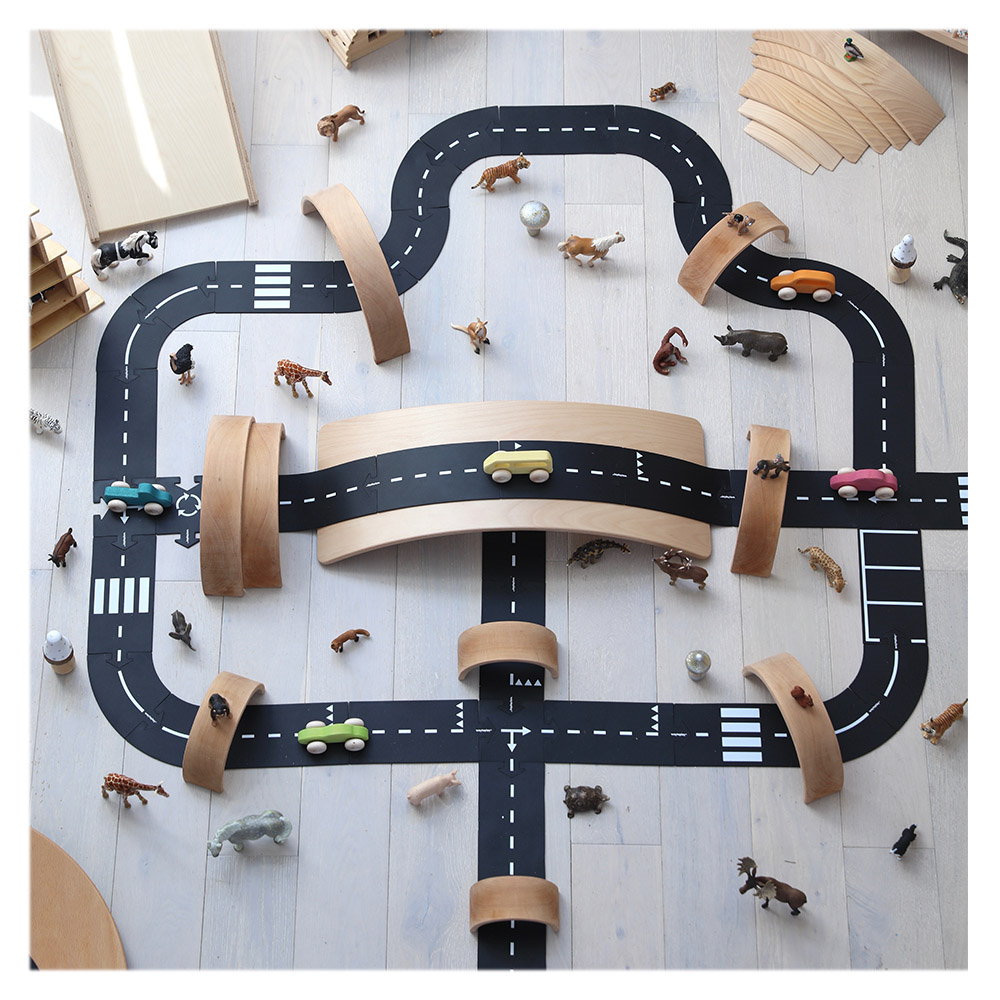 Traseu Auto Waytoplay Highway, 24 piese - Set Drumuri Copii - Default Title (1) [ps:c76cde98-1d95-43bb-9936-9c46ad3c6aaf]