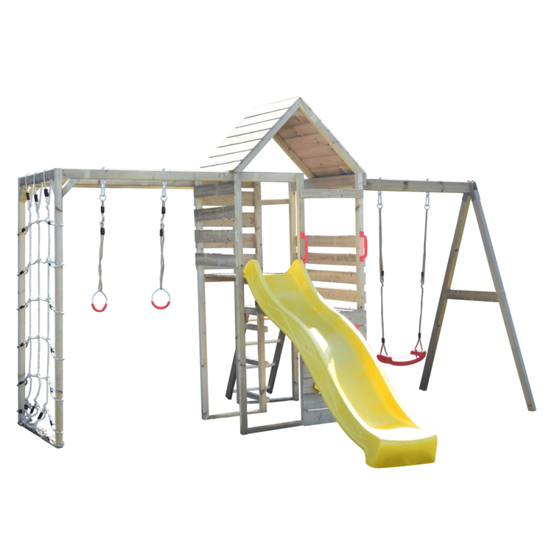 Turn de joaca cu 2 platforme, panou de catarare, - Imagine 1 [ps:ad602a19-abbb-4254-a173-798f2b742294]