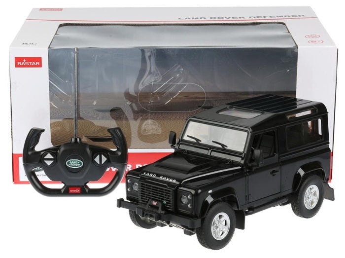 MASINA CU TELECOMANDA LAND ROVER DEFENDER NEGRU CU SCARA - Negru (1) [ps:dbf78a1a-be4f-4364-9400-1e964a0f0364]