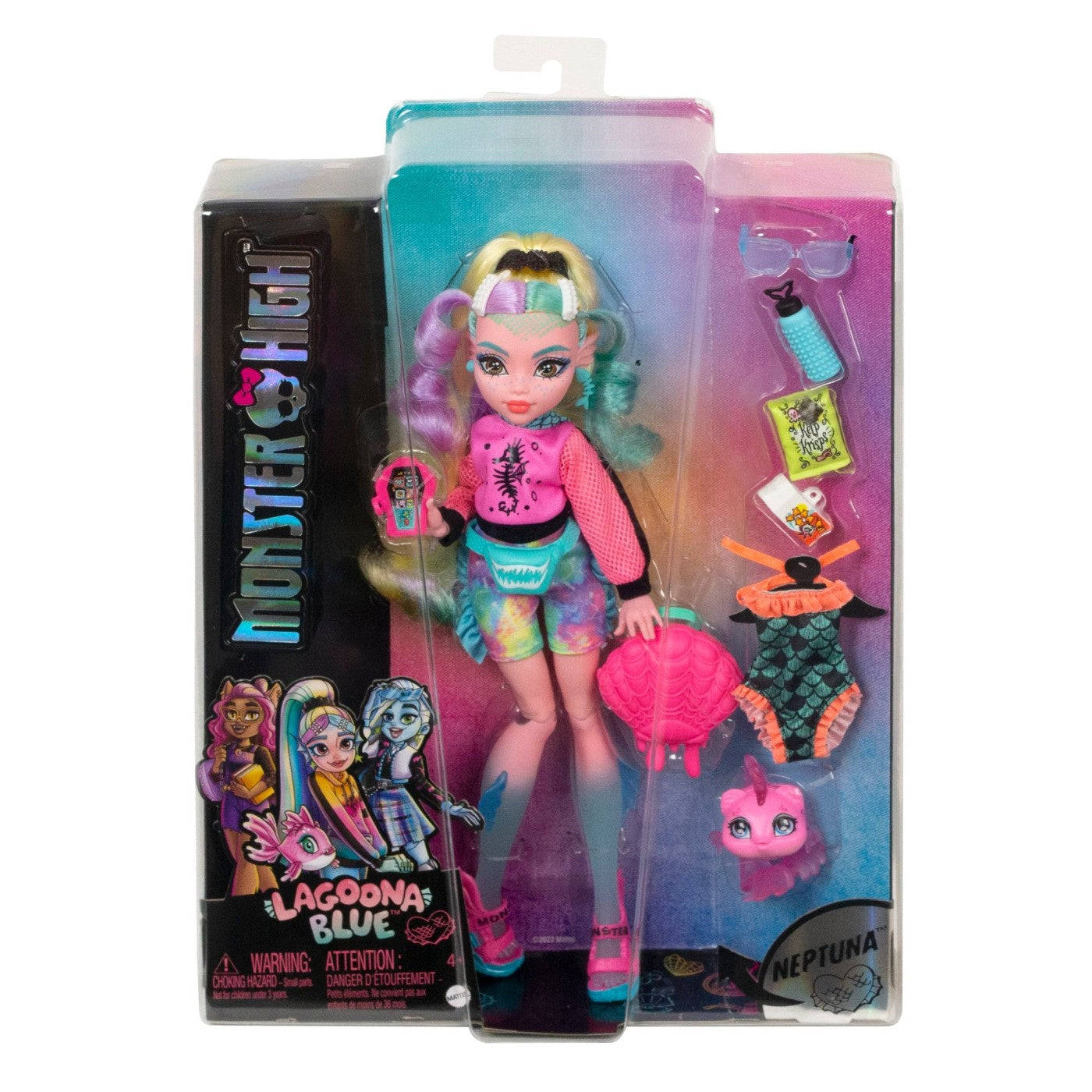 MONSTER HIGH PAPUSA LAGOONA BLUE CU ANIMALUT SI - Imagine 1 [ps:2b585e3b-976d-4618-97ec-05267b1b655d]