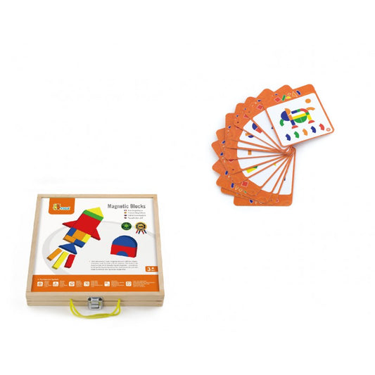 Set magnetic - forme geometrice din lemn cu cutie Viga - Imagine 1 [ps:cabfefe9-aec1-4e0a-aeca-78bc11e04efb]