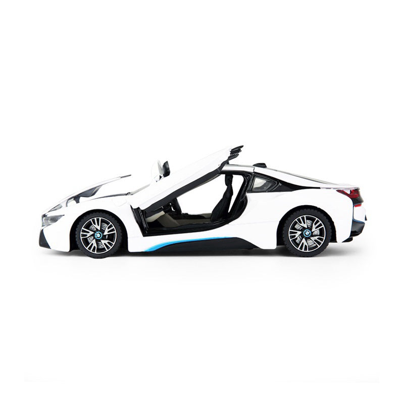 MASINUTA METALICA BMW I8 NEGRU SCARA 1 LA 24 Rastar - Alb (1) [ps:c6c98320-c701-491b-a0d7-bb251d59a63a]