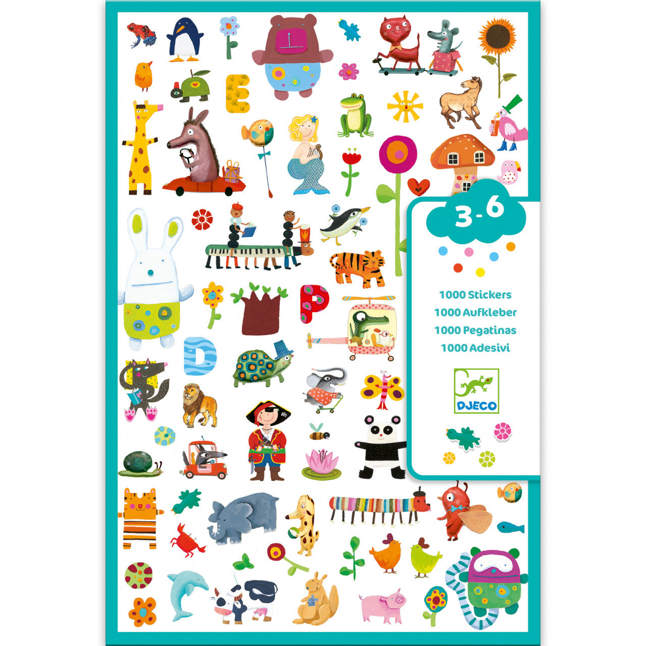 1000 Abtibilduri pentru copii, Djeco - Imagine 1 [ps:fb6424f8-6590-47c3-afe2-6e303e7654c1]