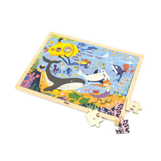Puzzle Viata marina, 48 de piese, Viga - Imagine 1 [ps:c5011ef7-a30e-4698-9f28-45129f9a1935]