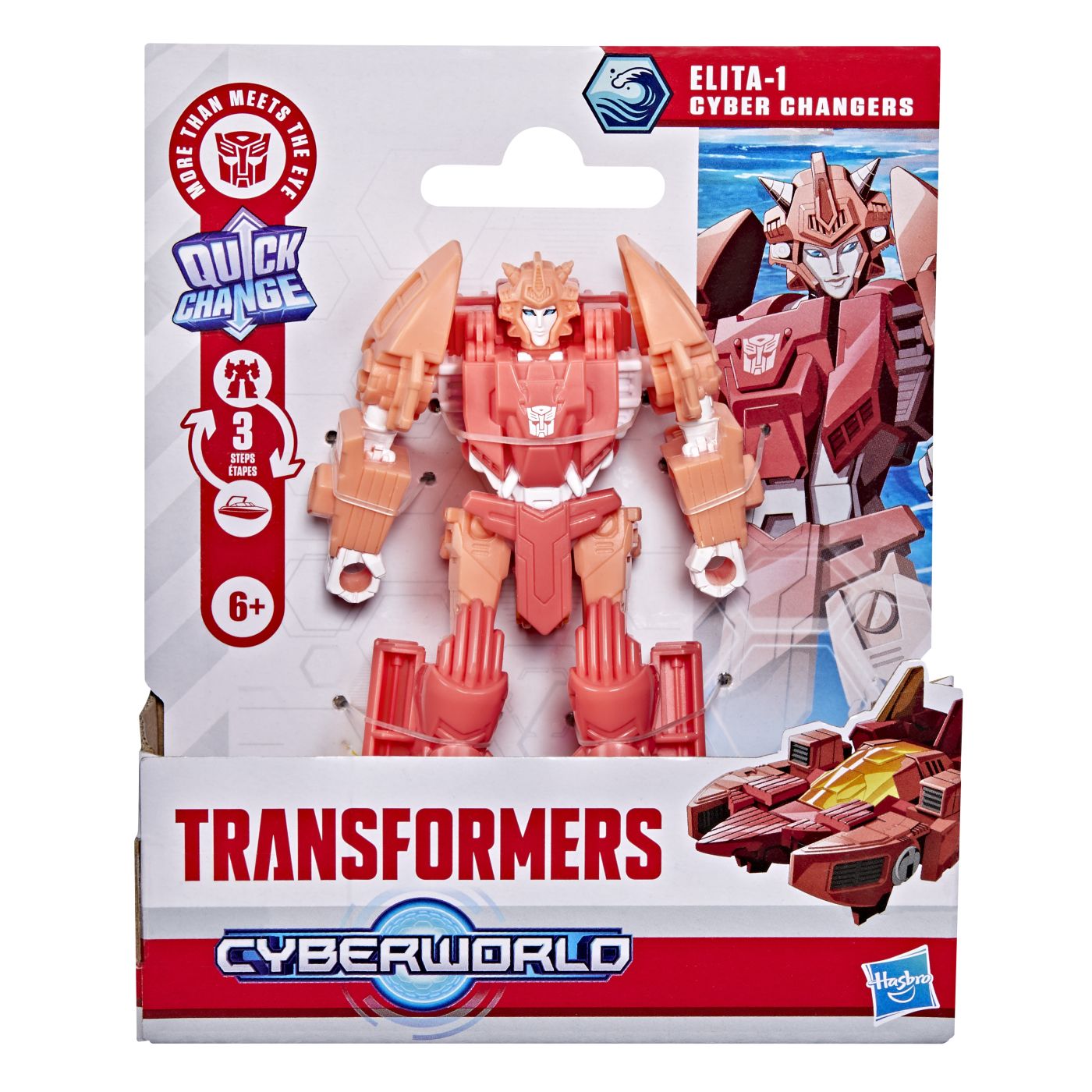 TRANSFORMERS CYBERWORLD ROBOT ELITA 1 CONVERTIBIL 10CM - Imagine 1 [ps:7b670c8d-45d6-4568-9a43-c30d2baf1ee9]