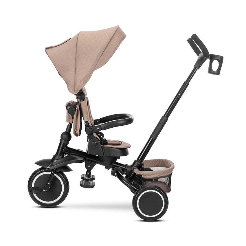 Tricicletă Lorelli Freccia Multifuncțională, Beige & Black - Beige (1) [ps:79d5dcb1-87e2-423b-8162-19f0afce382b]