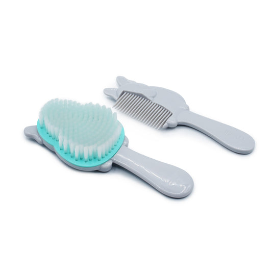 SET 2 PIESE PIEPTAN+PERIE BEBE, MELII, MODEL BULLDOG - Imagine 1