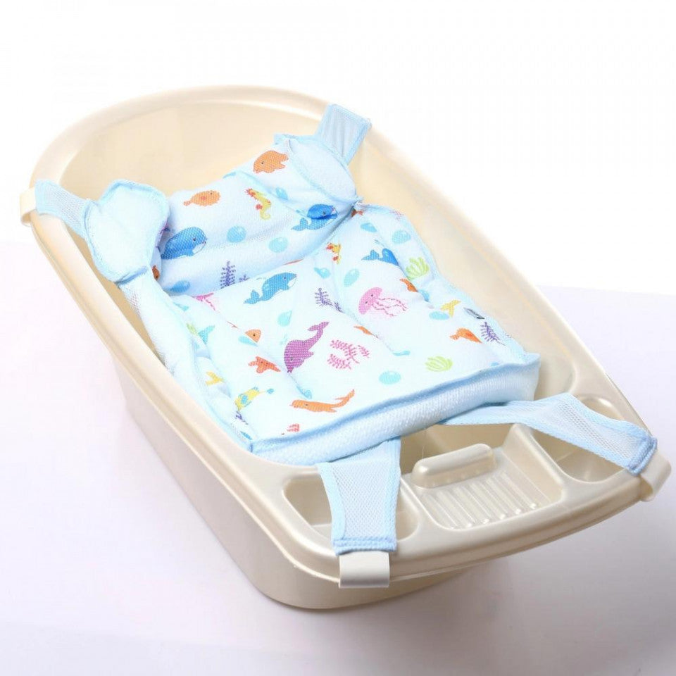 Hamac din spuma pentru cadita BabyJem Ocean Baby - Bleu [ps:37ae1792-4b73-4a46-8433-280e7f6c9e17]