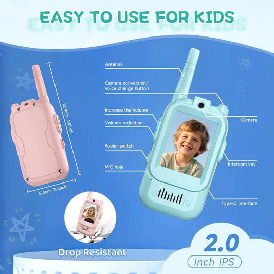 Walkie Talkie WiFi Copii Flippy - Set 2 Stații cu Video - Default Title (2) [ps:709d2d86-128e-4a27-8b77-dad3013ab58c]