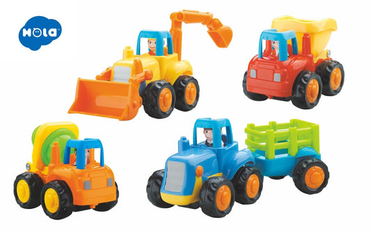 SET 4 VEHICULE LA FERMA Jucarii Bebe - Imagine 2 [ps:7c1e0bbe-1a37-4836-9350-afd94d64769a]