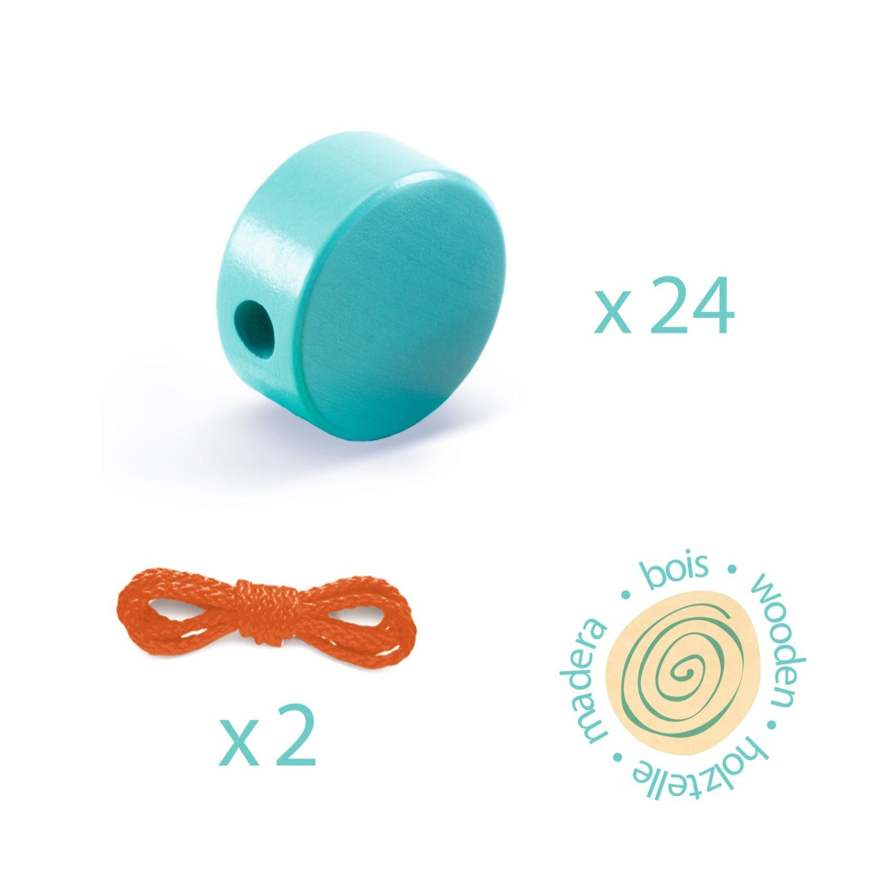 Margele de insirat din lemn, Djeco - Imagine 3 [ps:e850080f-1f91-47ad-8b86-a7c0728ee67a]
