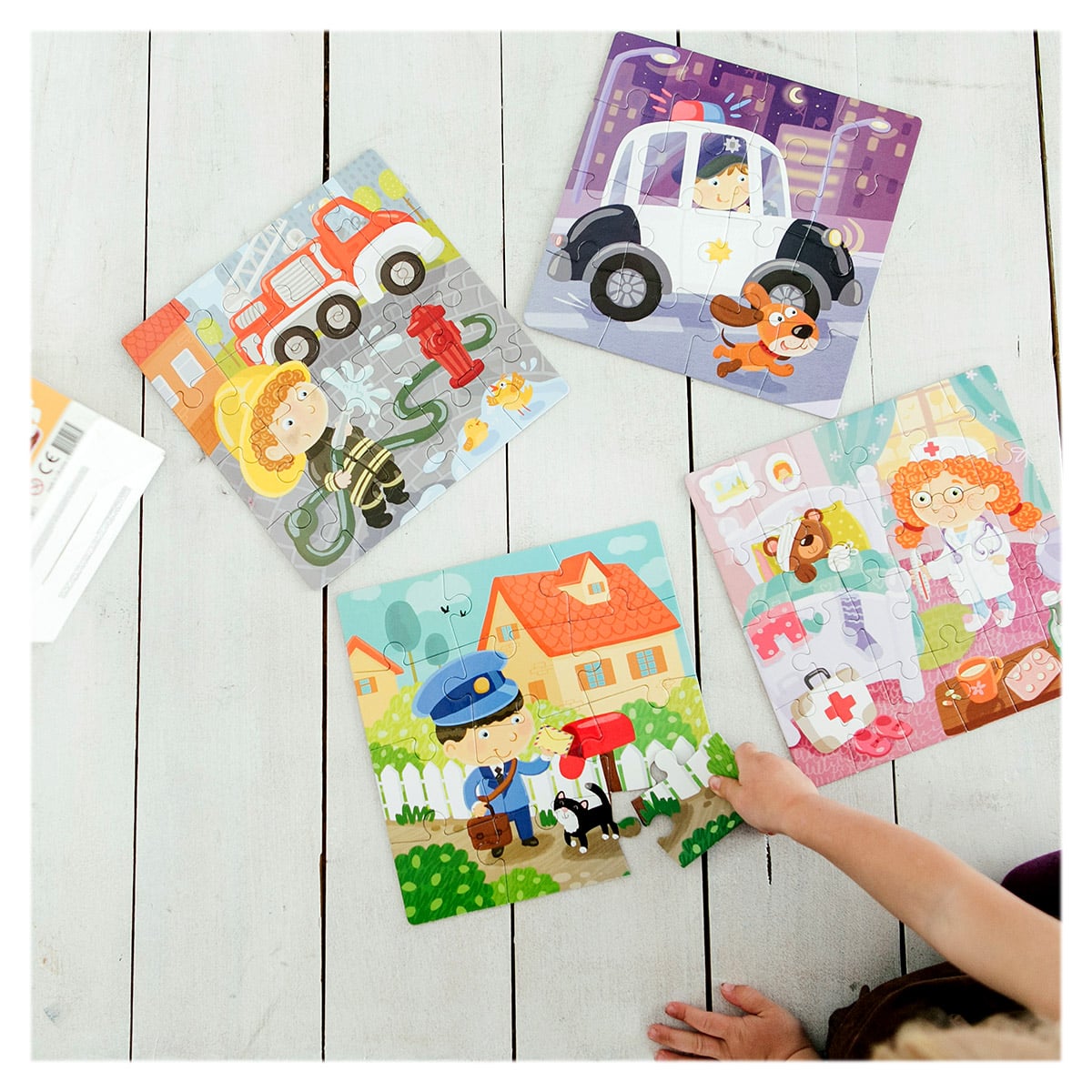 Puzzle 4 in 1 Meserii Dodo Toys - 72 Piese - Default Title (2) [ps:ae2aae93-e651-49fa-b7bc-cfde96a11659]