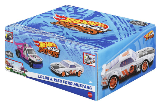 HOT WHEELS SET 2 MASINUTE METALICE PULL BACK LOLUX SI - Imagine 2 [ps:9e4f4647-48f2-461b-a252-95058adf198d]
