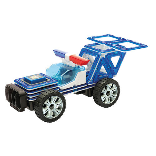 Set magnetic Magformers, Uimitorul set de politie Clicstoys - Imagine 4 [ps:580990b1-eaf3-44c2-954f-742d89dcdd91]
