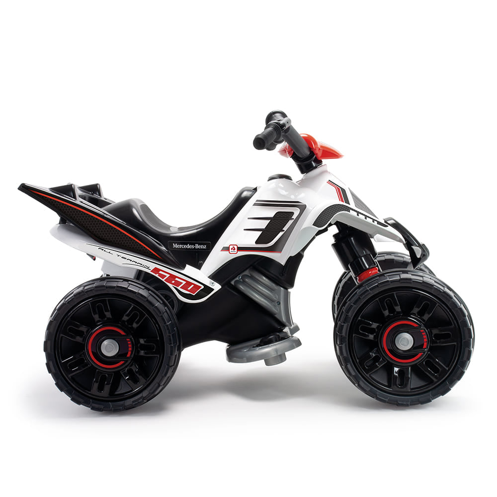 ATV Electric Mercedes Injusa 12V pentru Copii, Alb-Negru - Default Title (2) [ps:37b6cfa9-af9d-4046-910a-0ff5a59f5e72]