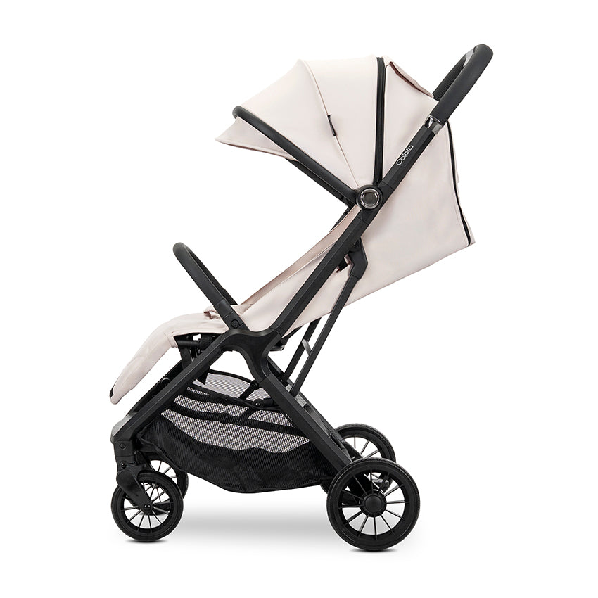 Cărucior Lorelli Calista, Pliere Automată, Black | 0-48 luni - Beige (2) [ps:1e4f03e1-d89a-43de-9b94-df545889eec8]