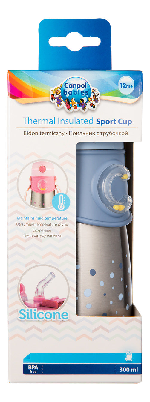 Canpol Babies Cana Termos Cu Pai Din Silicon 300ml [ps:c274fd51-7678-4232-95b9-8698cc75bbdb]