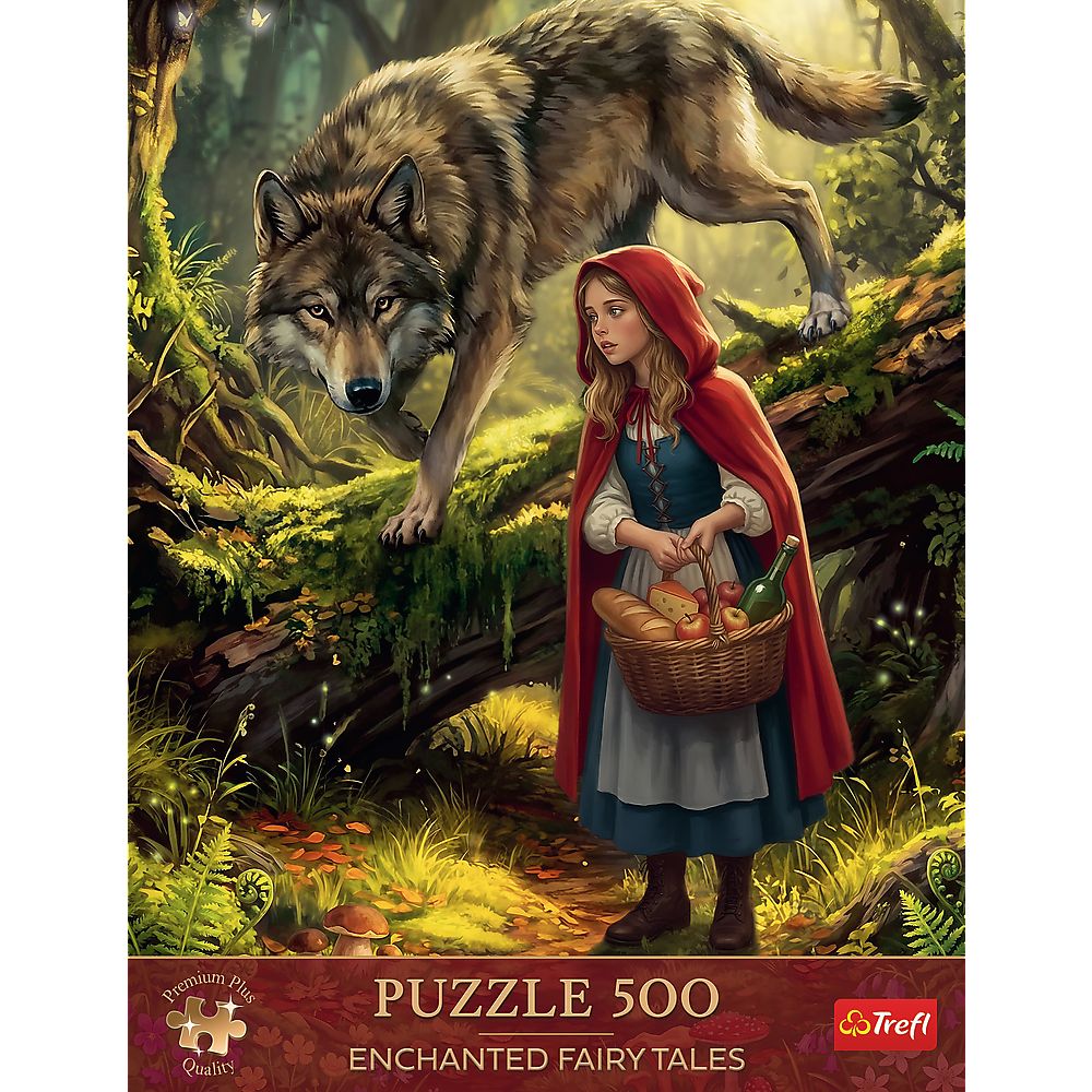 Puzzle Trefl 500 piese - Scufulița Roșie și Lupul | Premium - Default Title (2) [ps:5a465a0f-be26-47b2-8ba7-ae479fb5dbaa]