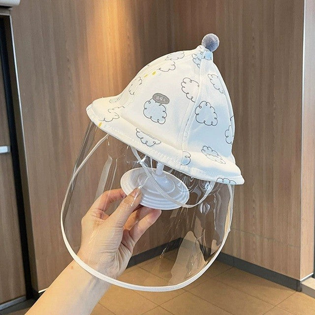 Pălărie Protecție Bebe Flippy, Norișori Albastri, 0-3 Luni - Bleu (2) [ps:7131b912-cc33-45c5-8238-f4b0d1aef008]