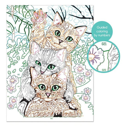 Kit Pictură cu Numere Funny Kitties Jumbo - Set Creativ - Default Title (2) [ps:58604f7d-8e47-40a1-8857-a25eae3e52cc]