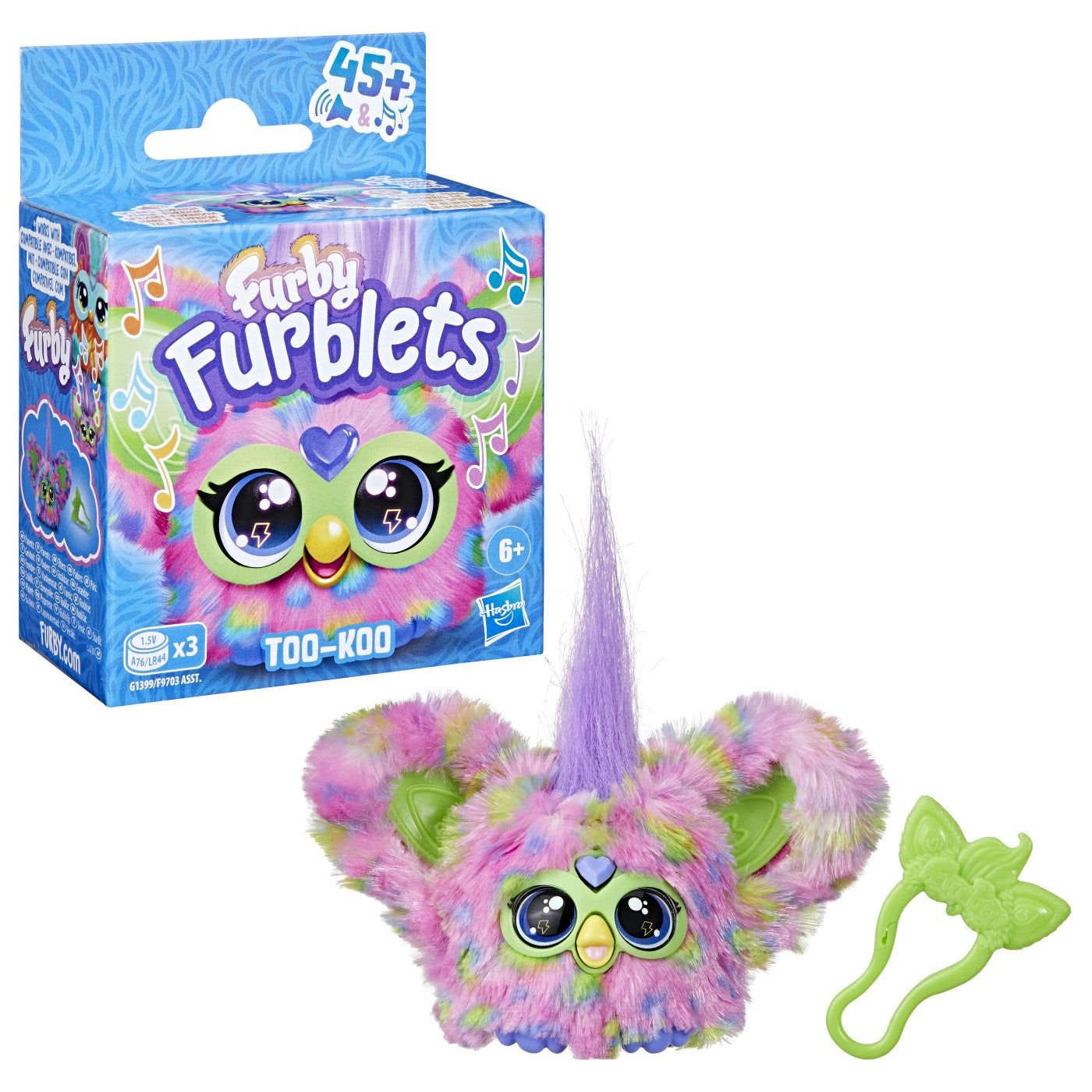FURBY FURBLETS JUCARIE INTERACTIVA HIP-BOP Hasbro - TOO-KOO (2) [ps:66d210a2-48df-4f4d-9924-0cbdd02f4ece]