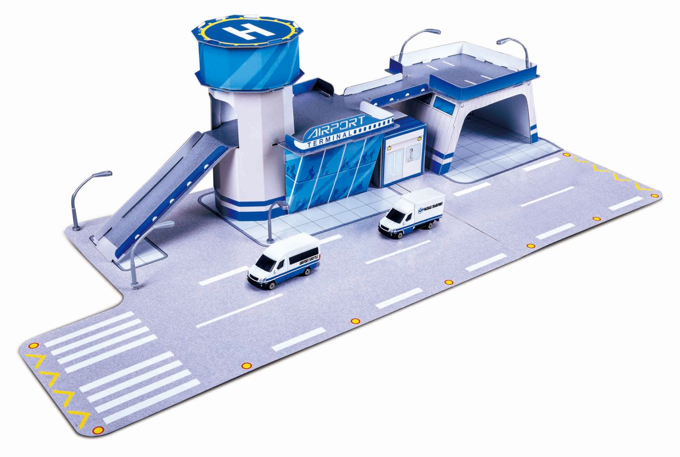 MAISTO FRESH METAL 100 SET CONSTRUCTIE AEROPORT CU 2 - Imagine 2 [ps:d0d8cb17-3cae-4d8c-ab30-b013f2081f45]
